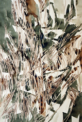 Willi Frommberger - Aquarell mit Bistertinte und Wachs, 2000