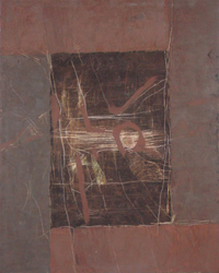 Willi Frommberger - Spachtelbild, 1985